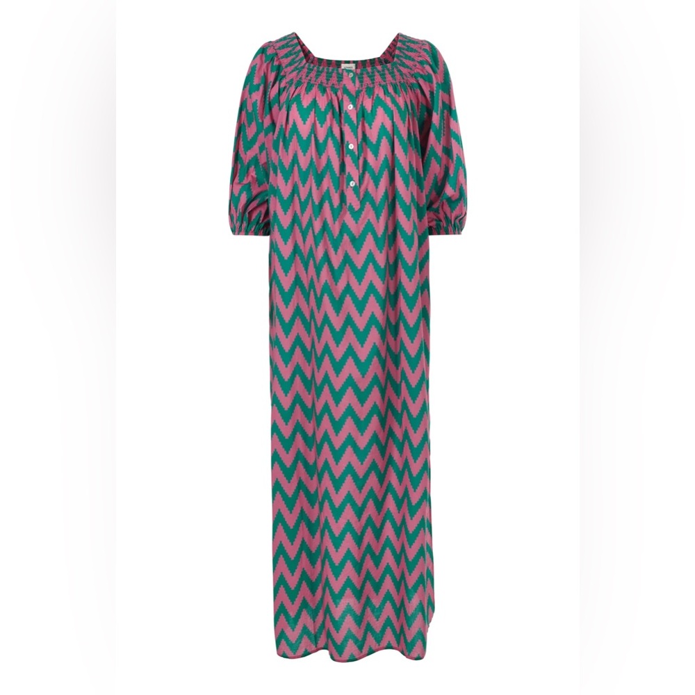 Chevron Patterned Maxi Dress - Picture 4 of 4